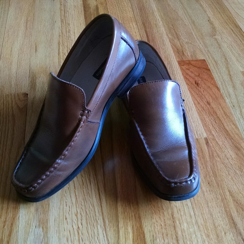 Men's Bass brown loafers size 7.5M